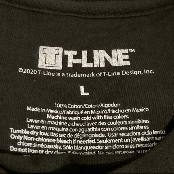 T-Line 2020 Year Review Mens Black Large Shirt - Picture 5 of 6